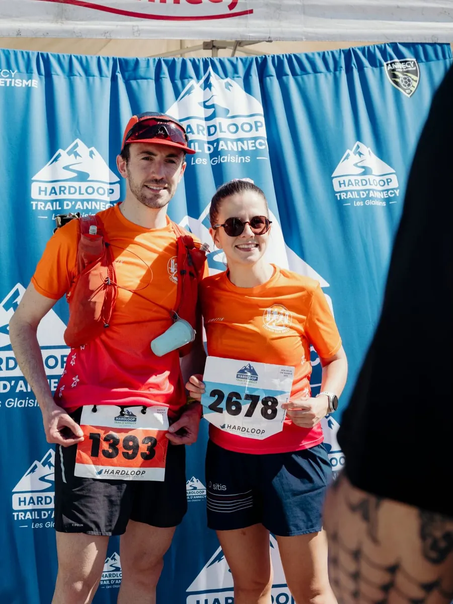 Deux coureurs du club au Hardloop Trail d'Annecy